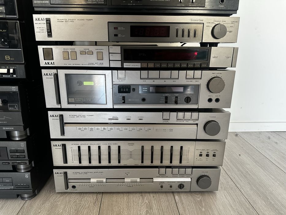 Sistem audio vintage AKAI complet – Made in Japan – anii ’80