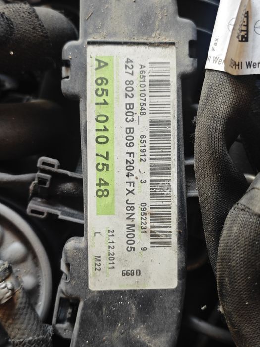 Двигател за Mercedes  651
