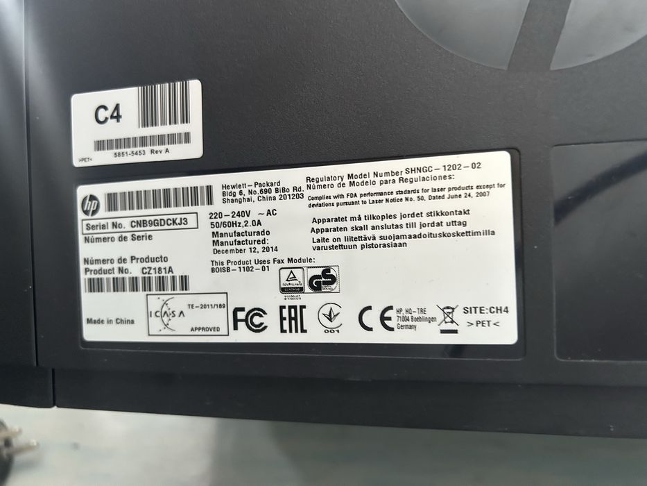 принтер hp laserjet pro mfp m127fn