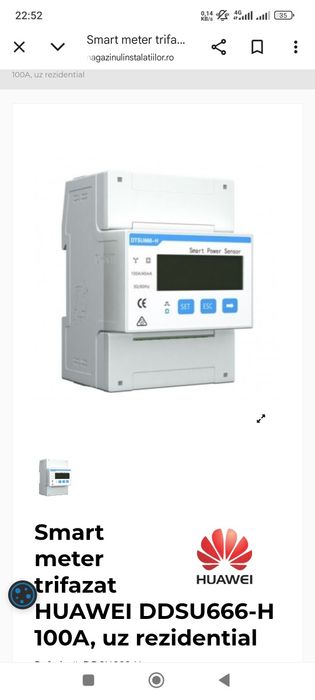 Smart meter huawey ,senzor