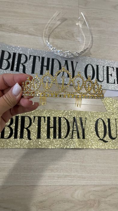 Диадема и ленточка на день рождения!