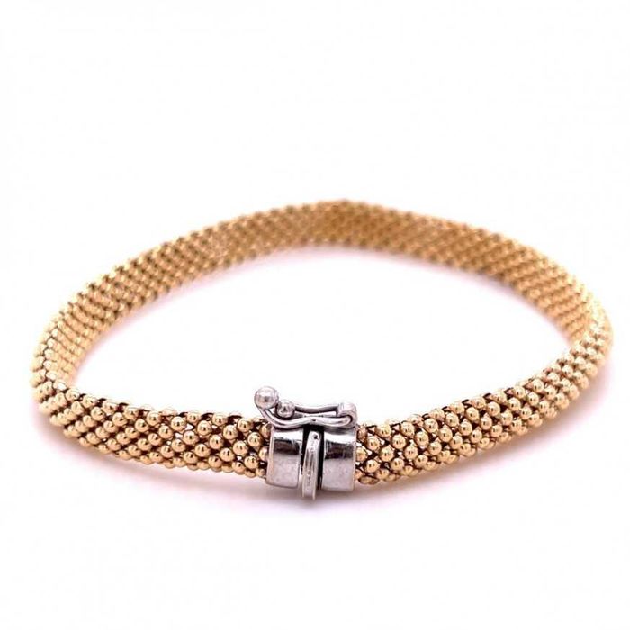 Златна дамска гривна 9,63гр. 19,0см. 14кр. проба:585 модел:36588-2