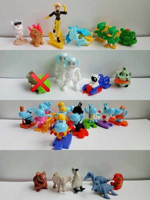 Фигурки из Kinder без вкладышей