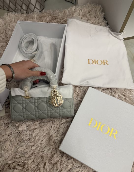 оригинална дамска чанта Lady Dior D joy