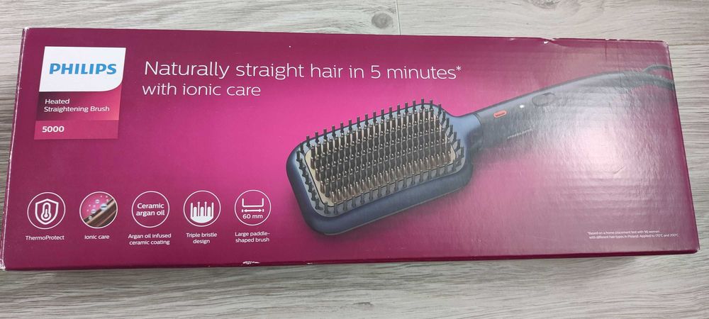 Perie par/placa par incalzita pentru indreptare Philips BHH885