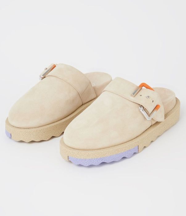 off-white spongesole clogs
