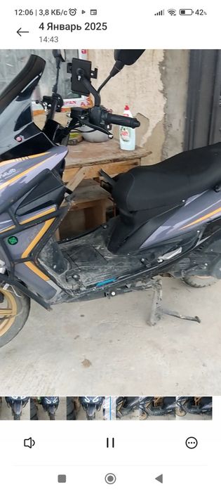 Продается мопед 2024год вышел стоит Шымкенте все