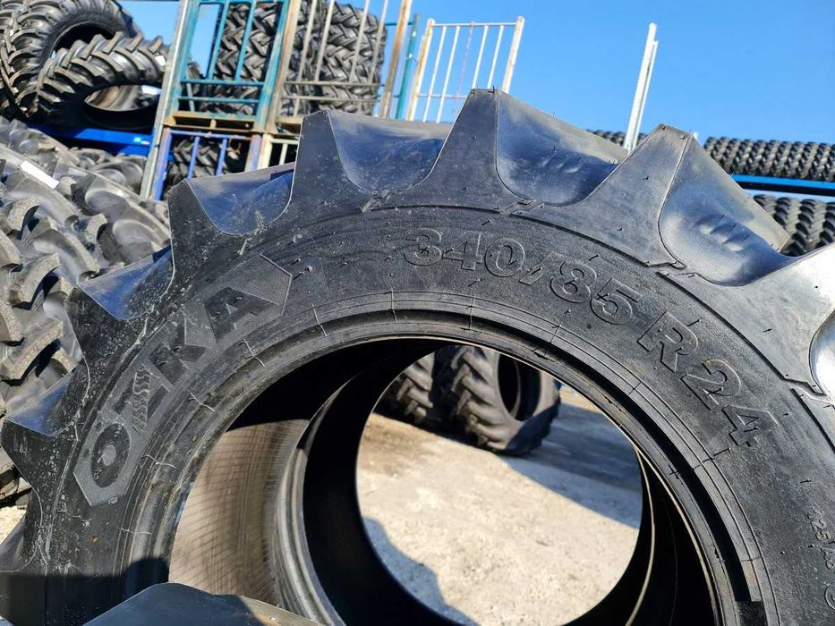 Cauciucuri noi 340/85R24 OZKA anvelope radiale 13.6R24 tractor