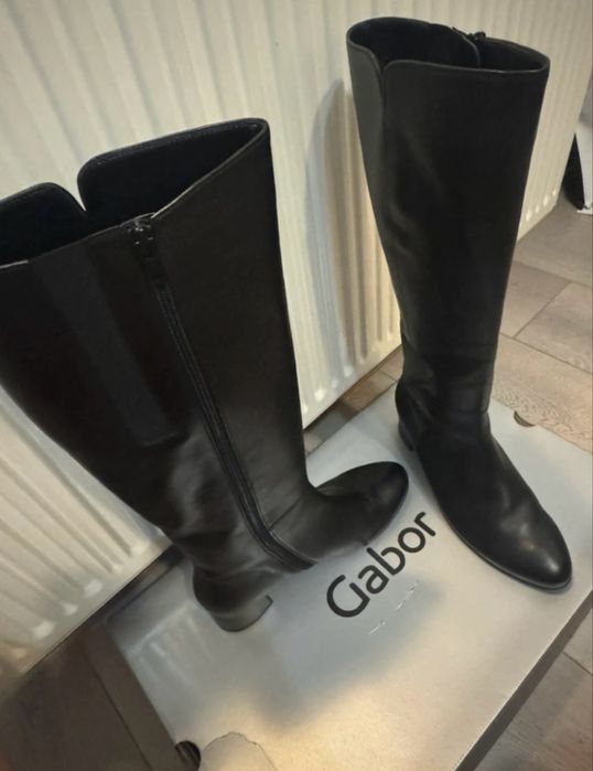 Cizme negre pielr Gabor