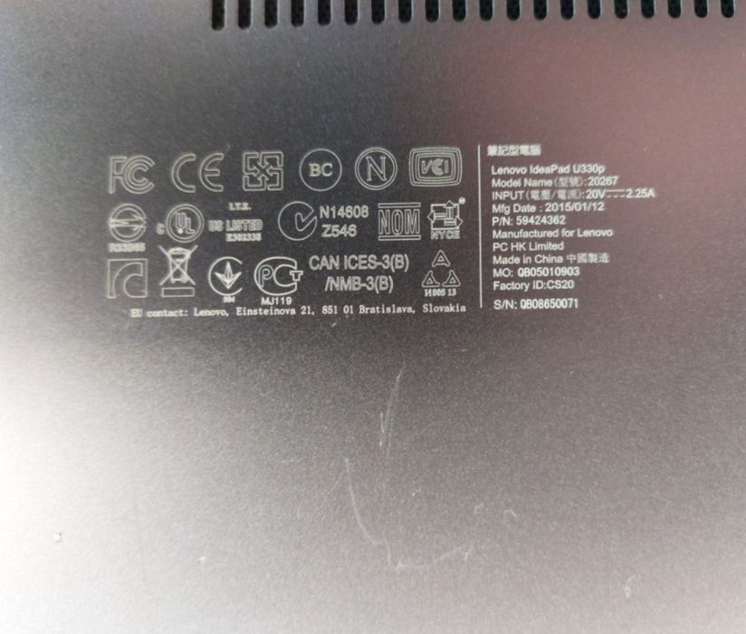 Laptop Lenovo IdeaPad i5