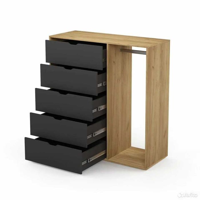 Комод с ящиками и вешалкой от YANA ECO MEBEL — стильный и практичный