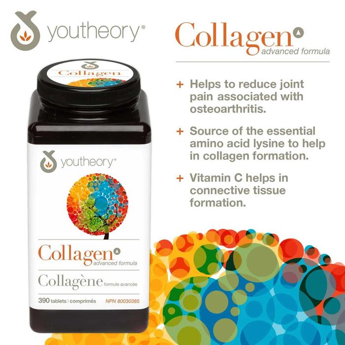 Гидролизованный Коллаген 390 таб Youtheory Collagen Advanced Formula
