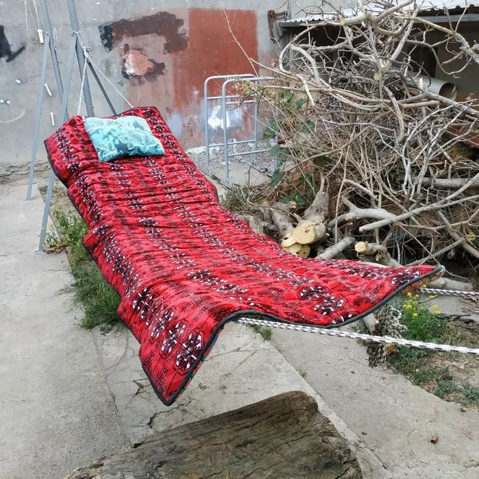 Гамак из деревянных досок