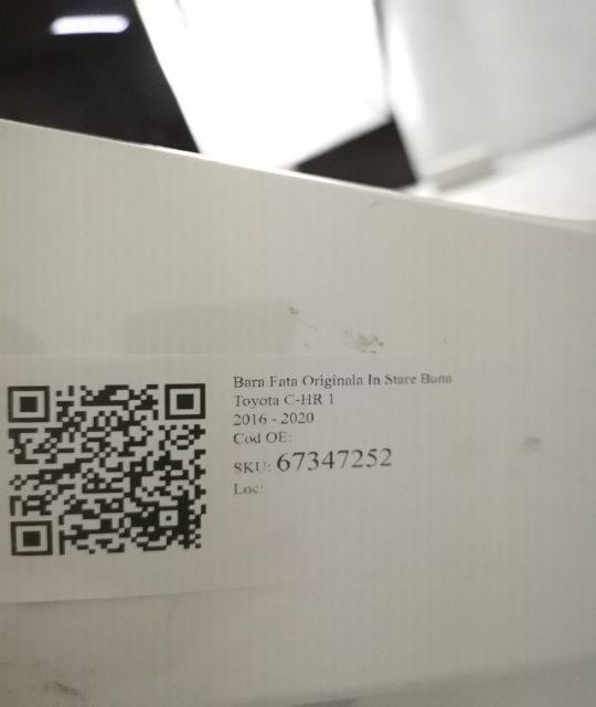 Оригинална предна броня в добро състояние Тойота Ц-ХР / Toyota C-HR Ор