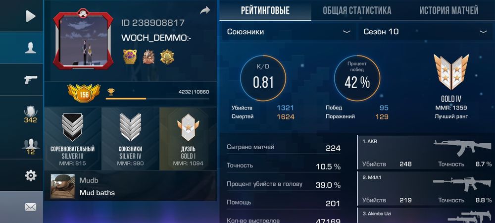 Акаунт стандоф 2 с донатом