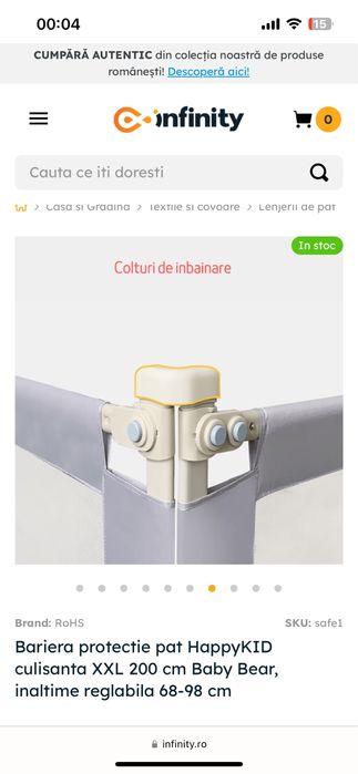 Protectie pentru pat