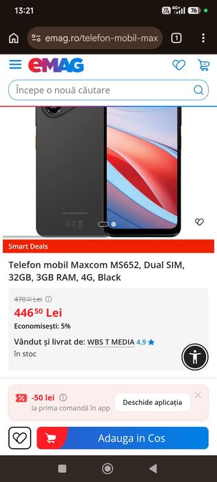 Vând telefoane maxcom 652 noi