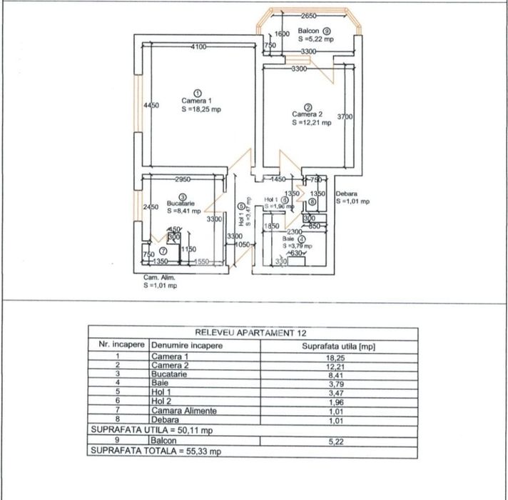 Apartament cu 2 camere de vanzare, zona Circumvalațiunii Timisoara