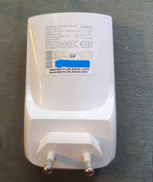 TP-LINK RE200 - WiFi ретранслятор