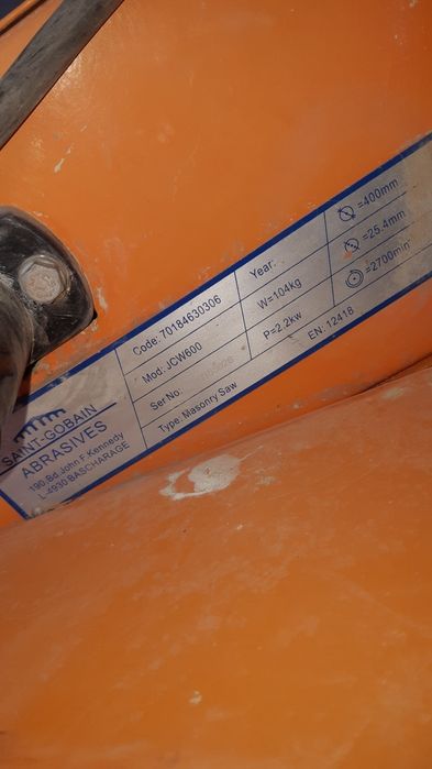 Clipper circular de taiat caramida /marmura /piatra cu disc de 400mm