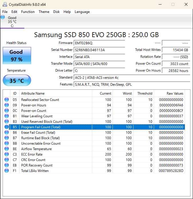 Vand SSD Samsung 850 EVO 250GB