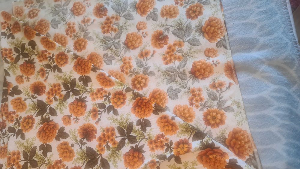 Шторы с красивым цветочным рисунком, СССР