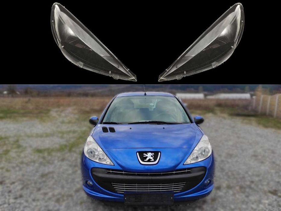Комплект Стъкла за фарове на Peugeot 206+ (2009-2013) / Пежо