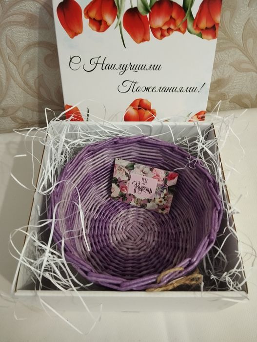 Корзинка ручной работы