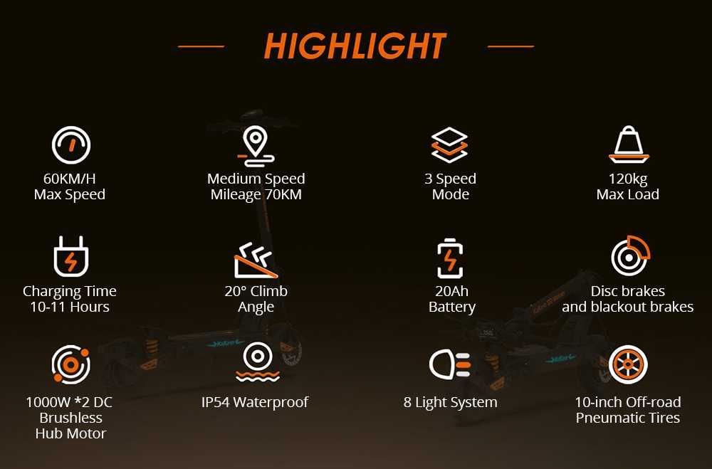 Електрически скутер/тротинетка KuKirin G2 MASTER 2000W 20.8AH