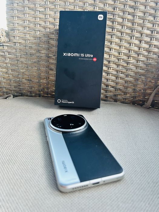 Xiaomi 15 Ultra 512GB Silver Chrome 16GB RAM cutie Bon fiscal ! Factura ! Garantie !