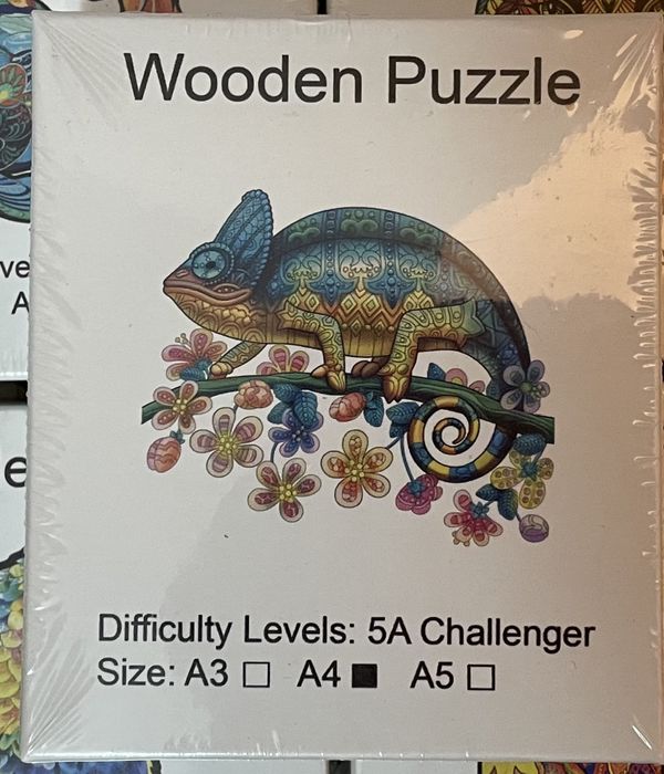 Jucarii - Puzzle din lemn - forme diferite animale