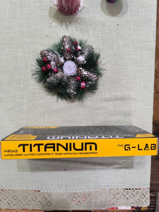 Геймърска клавиатура, The G-Lab, KEYZ TITAN, механична, RGB, черна