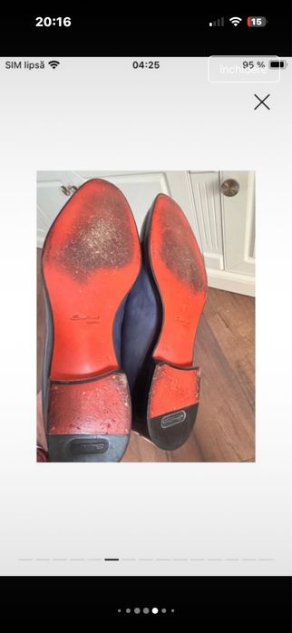 Pantofi Santoni superbi