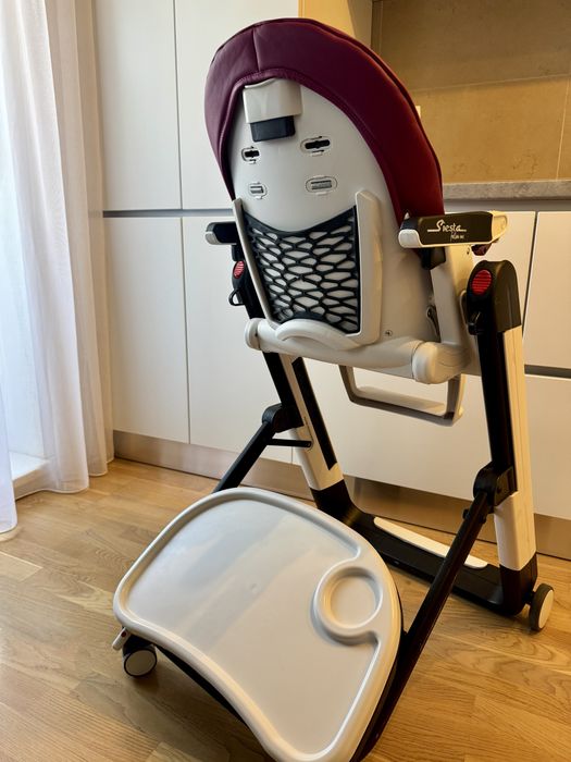 Scaun de masa 2 in 1 Peg Perego Siesta Follow Me, Visiniu