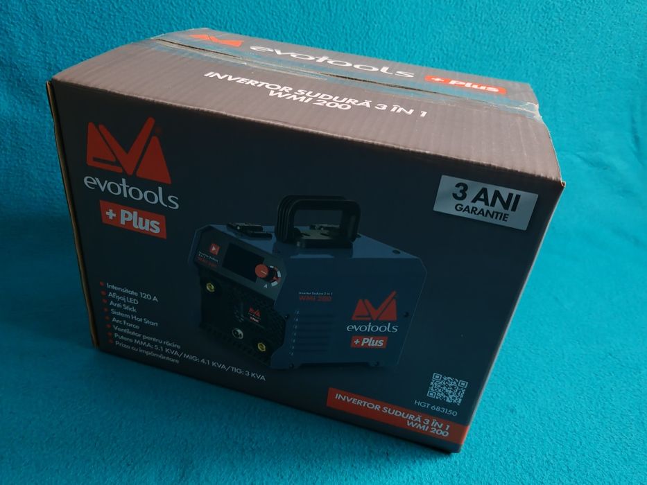 Invertor de sudura 3 in 1 , 160 A ( MIG, MMA si TIG)