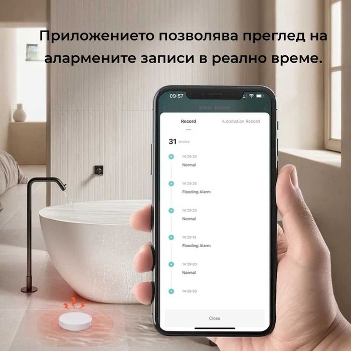 Avatto ZWS16 – ZigBee Сензор за наводнение