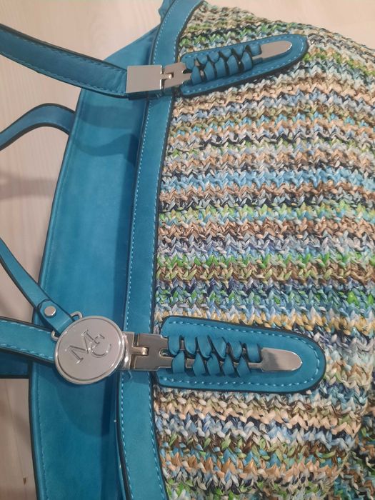 Geanta și rochie mărimea S, culorea turcoaz