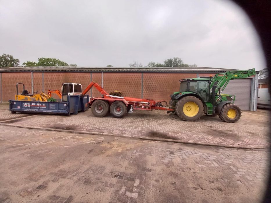 Remorca Tractor Abrollkipper