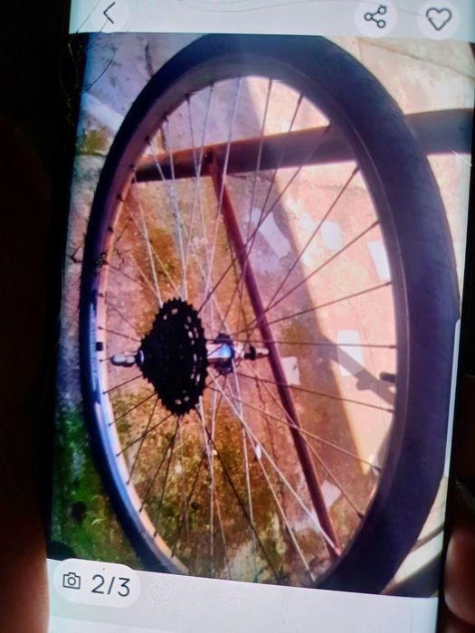 Roata de bicicleta pe 28 cu 7 pinioane