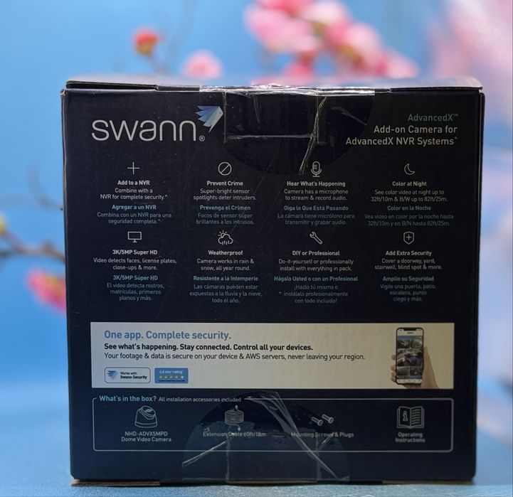НОВО!!! Охранителна камера Swann AdvancedX – 5MP, Цветно нощно виждане