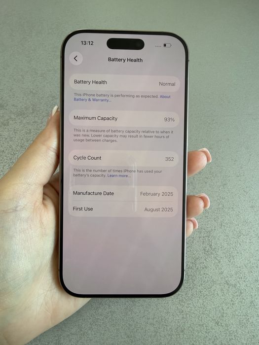Iphone 16 pro, 128 GB, 650€