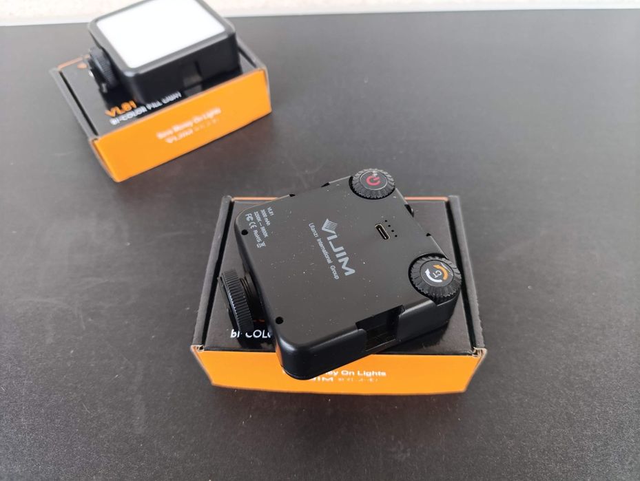 ulanzi VL81 lampa video foto cold  shoe temperatura cald rece