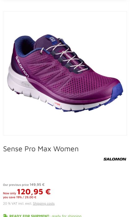 Маратонки SALOMON .Номер 37.5