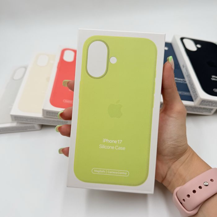  MagSafe калъфче от мек силикон за iPhone 17 в различни цветове