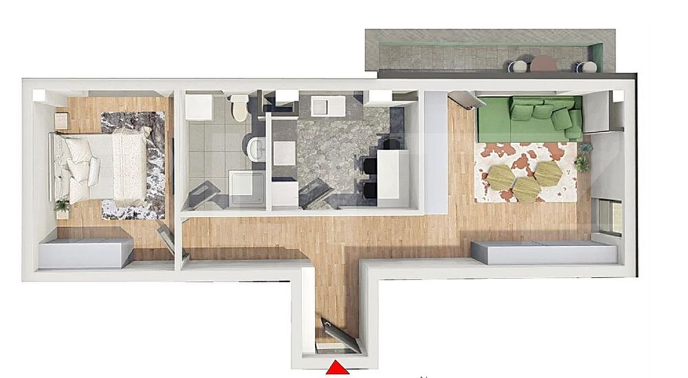 Comision 0!Apartament 2 camere, confort sporit,Bloc Nou,Petrom Calea B — fotografia 1