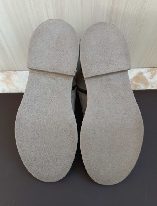 Зимни боти от естествен велур