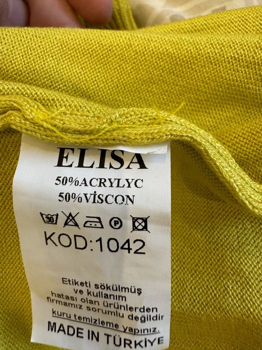 Горчичный костюм, размер М-Л