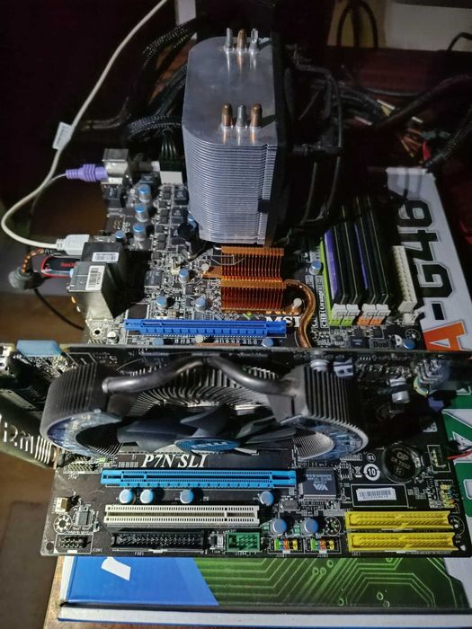 Kit PC Retro-Gaming MSI P7N SLI/Intel Q9550/8 Gb DDR2/ Nvidia N450 GTS