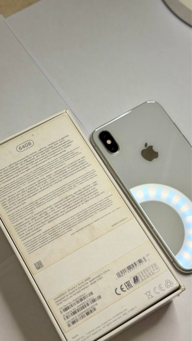 iPhone X, 64gb, с коробкой