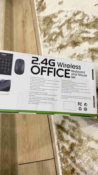 Klaviatura + Sichqoncha / Клавиатура + Мышь Delcom DK-810 Чёрный